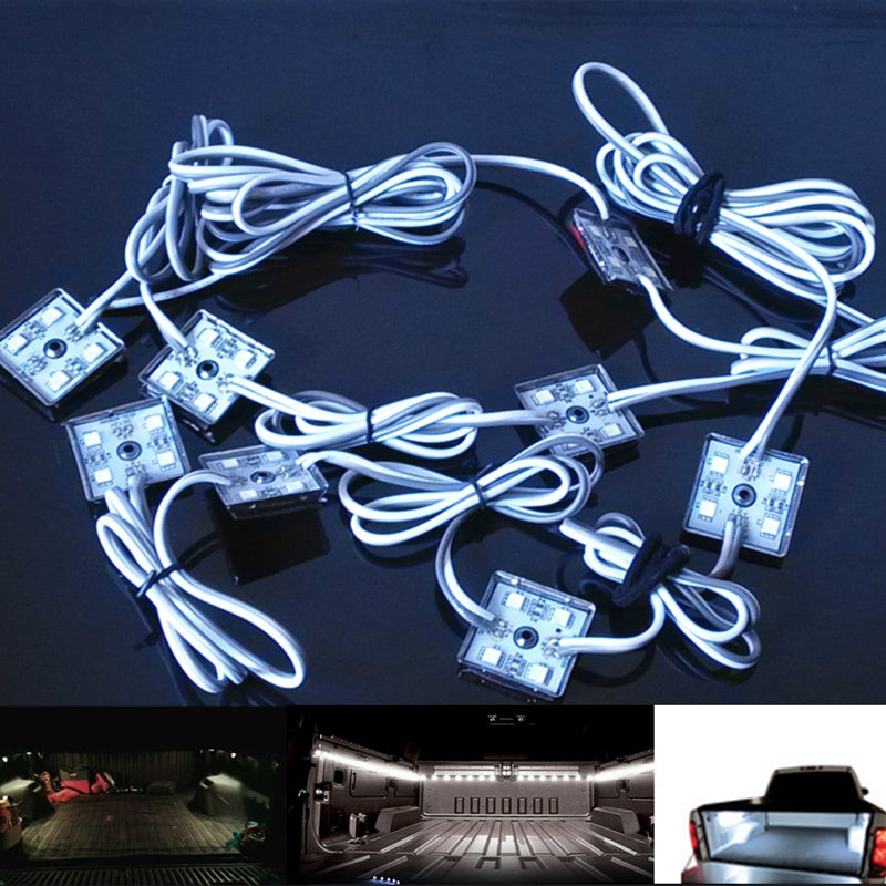Pick-Up Truck Lamp Bed Rear Work Box Waterproof 32 White LED Lighting Light Kit
