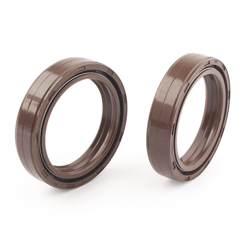 2x Brown Front Fork Oil Seal for Honda CBR 600RR 2005-2010 2006 07 09 08