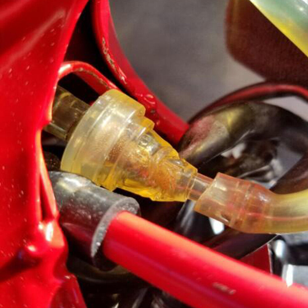 10pcs Clear Inline Gas Fuel Filter 1/4 6mm 7mm Motorcycle Universal Dirt Bike