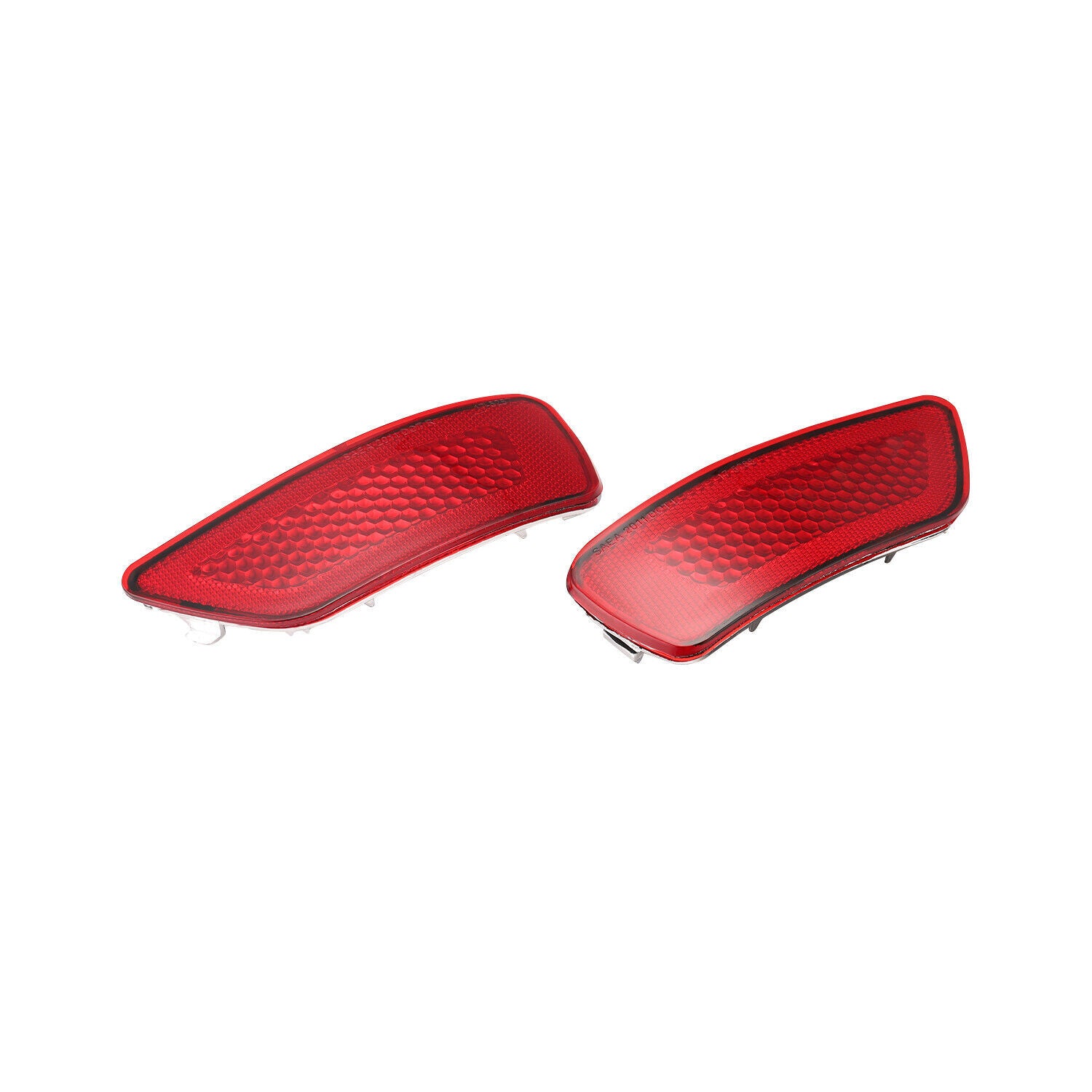 1 pair of rear left + right bumper reflectors for Jeep Grand Cherokee compass