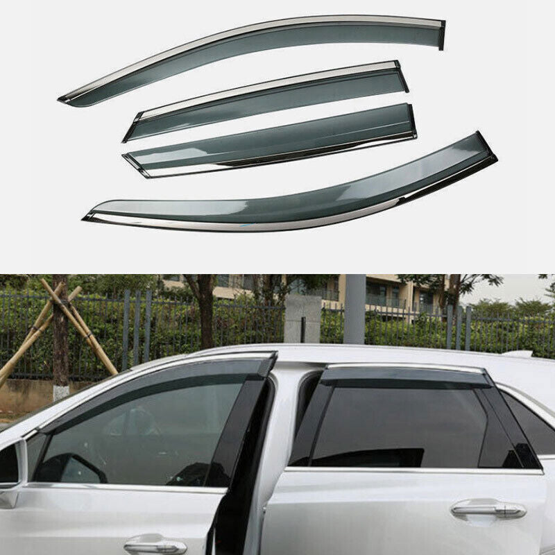 for Cadillac XT5 2017-2024 Car Window Wind Visors Sun Rain Guard Vent Deflectors