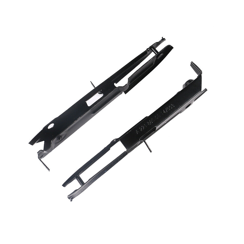 Pair of Front Bumper Support Bracket Black for Mercedes-Benz W221 S550 2007-2013