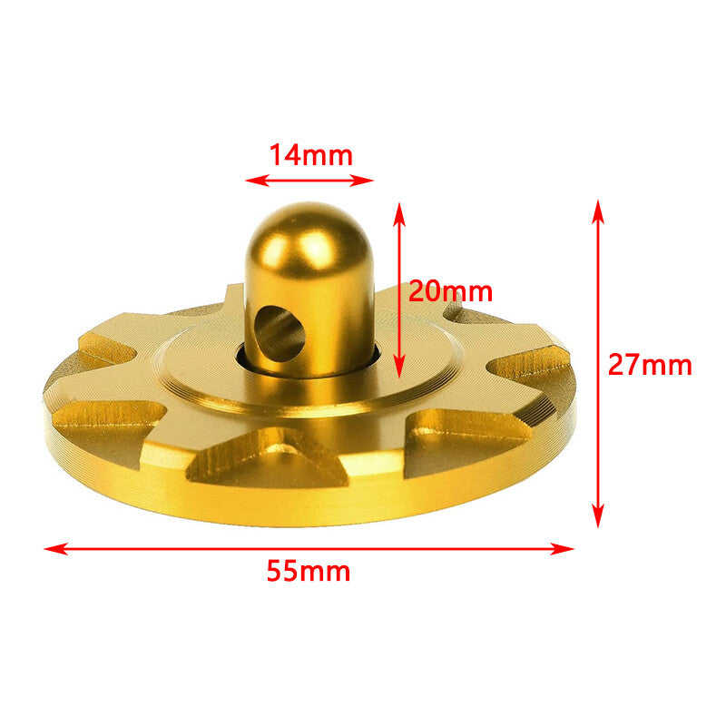 Gold Hardware Bonnet Racing Hood Pin Lock Appearance Kit Universal Aluminum