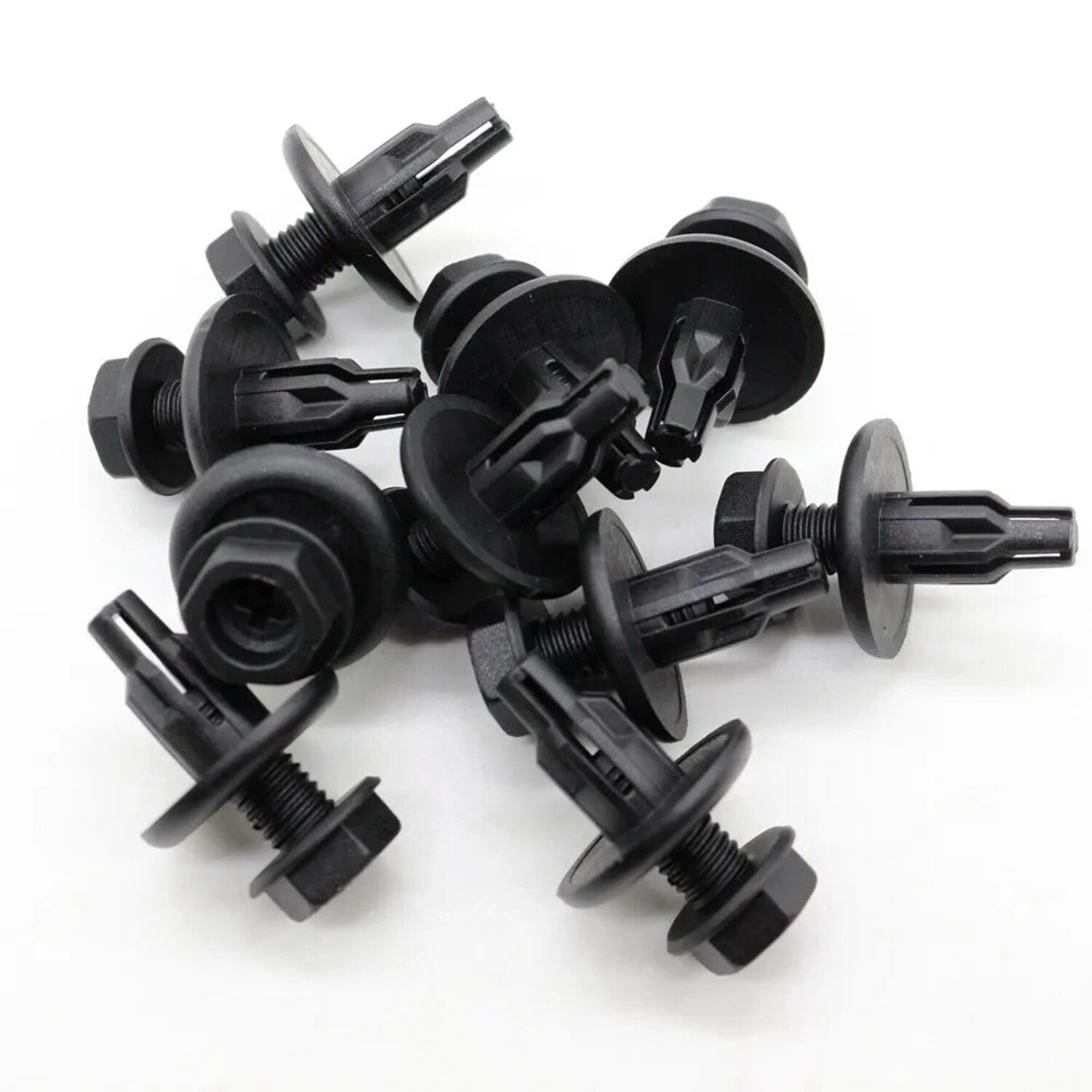 50pcs Splash Shields Fender Clips Fastener Screws Hex for Honda 91516-SK7-013