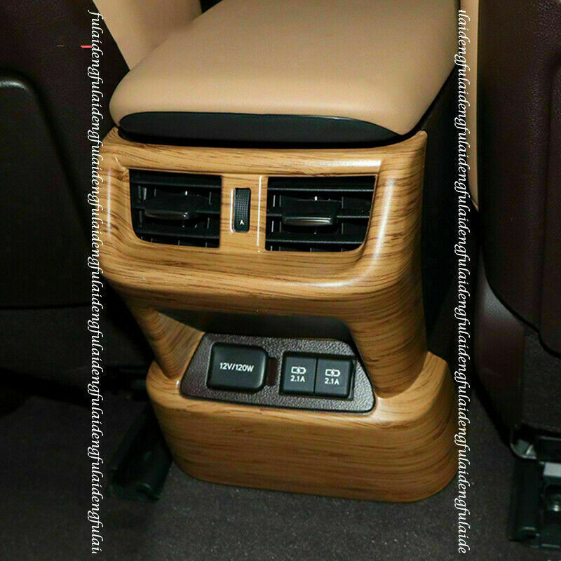 for Lexus ES350/300H 2019-2022 Wood Grain Inner Rear Air Outlet Anti-Kick Panel