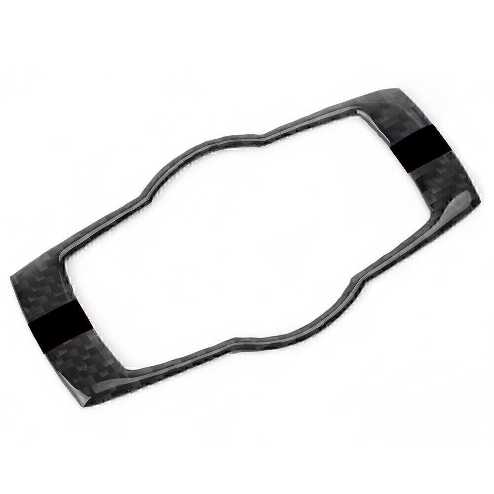 Car Headlamp Switch Button Frame Cover Trim fit for BMW 3 series E90 Carbon Fiber