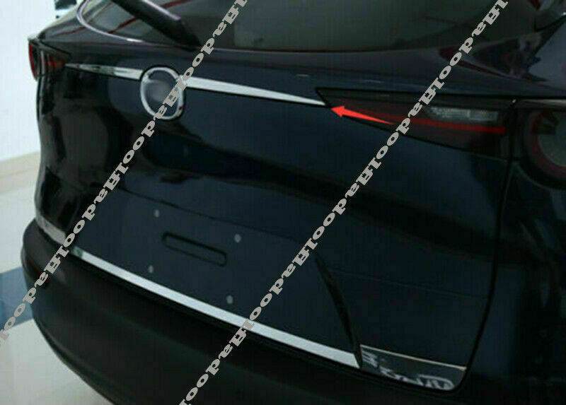 for Mazda CX-30 2020-2022 Chrome Rear Tail Trunk Molding Strips Trim Stainless