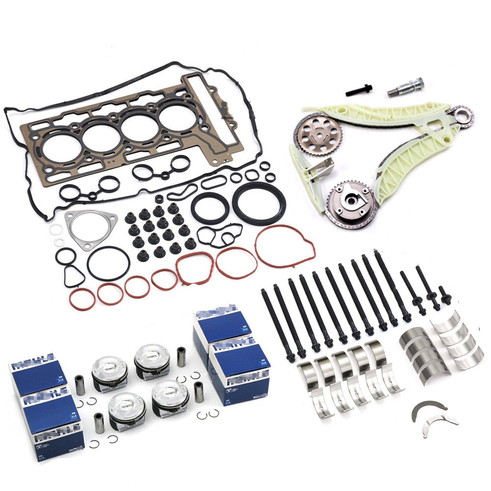 Engine Rebuild Overhaul Kit w/ Timing Kit N14B16 1.6T for Mini Cooper S R55-R59