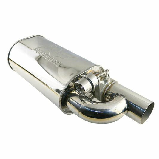 3 Adjust Sound Muffler w/ Electric Remote Control 8.56' Inch Value Exhaust