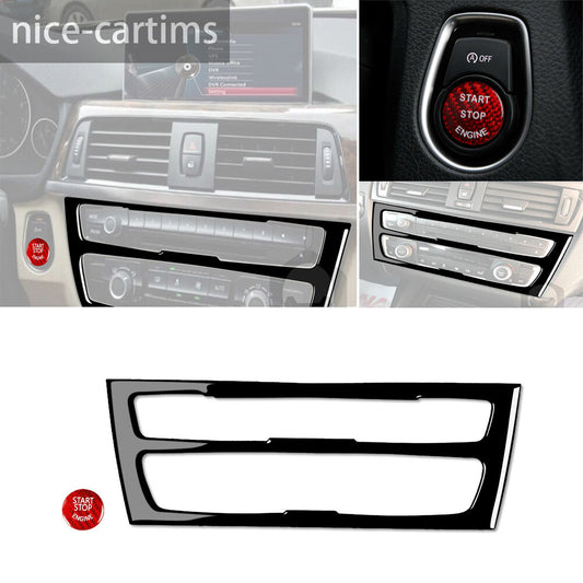 Engine Start Stop Air Condition CD Panel Cover for BMW 1 2 Series F20 F21 12-18