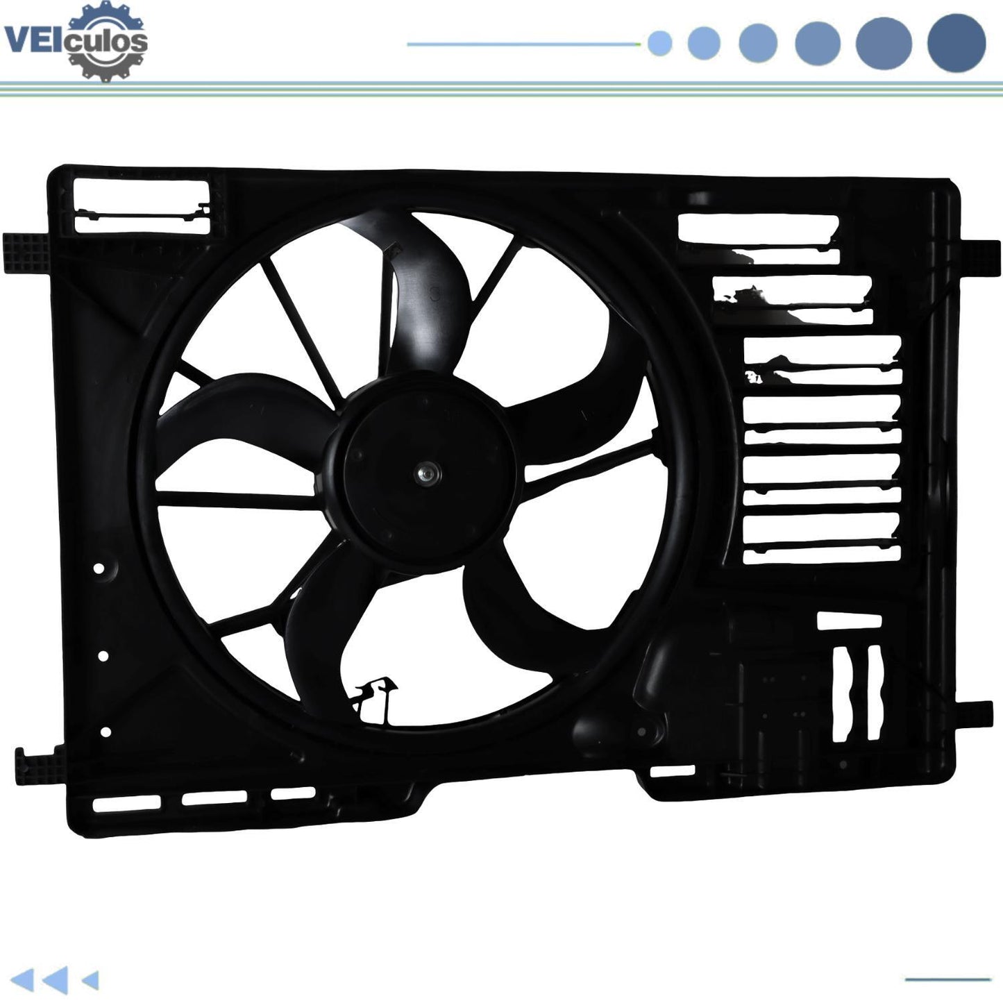 Engine Radiator Cooling Fan Assembly For 2013-2016 for Ford Escape 2013-2017 Focus