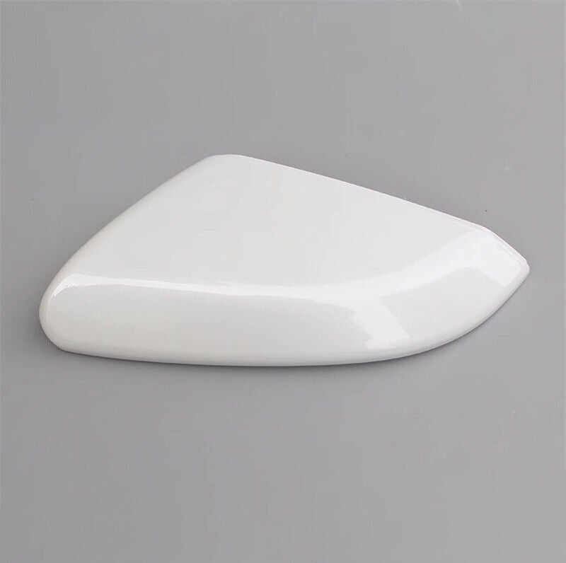Pearl White Left Rearview Door Mirror Cover Shell Cap for Honda for Civic 2016-2020
