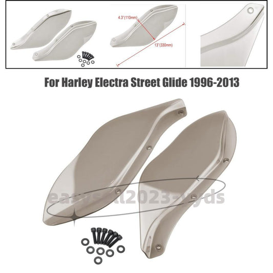 Side Wind Deflector Fairing Air Wing for Harley Touring Electra Street Glide