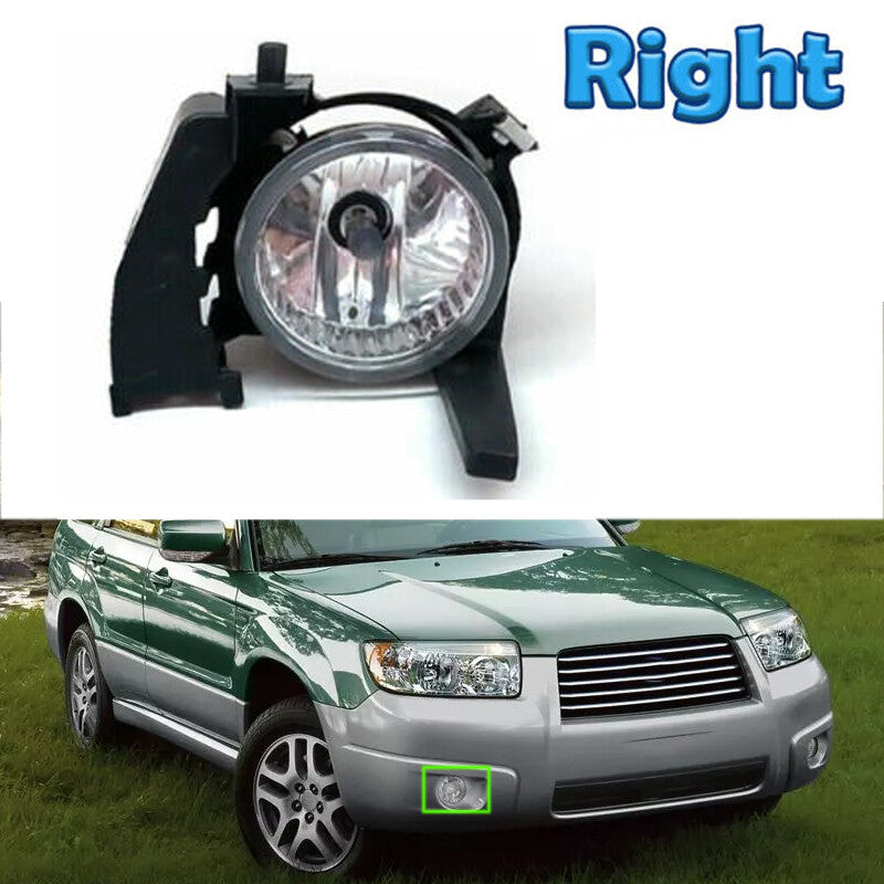 for Subaru Forester SG 2006-2008 Right Front Bumper Glass Lens Fog Lamp Bulb