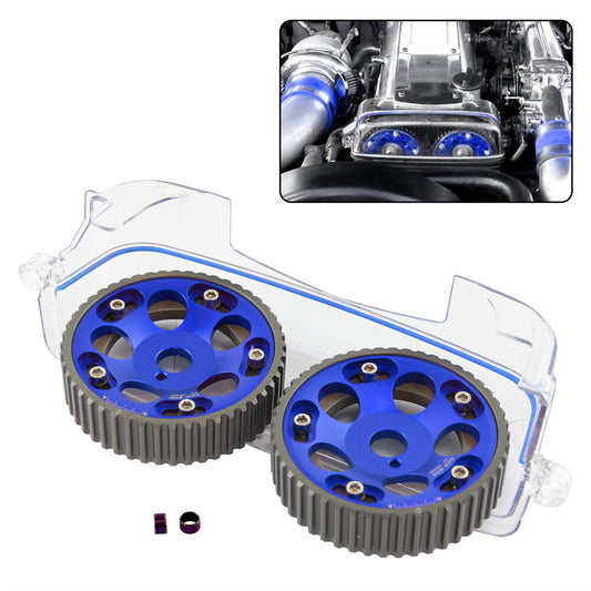 Cam Cover+Cam Gear Pulley for Toyota Supra Soarer 2JZGTE JZA80 for Lexus SC300 IS300