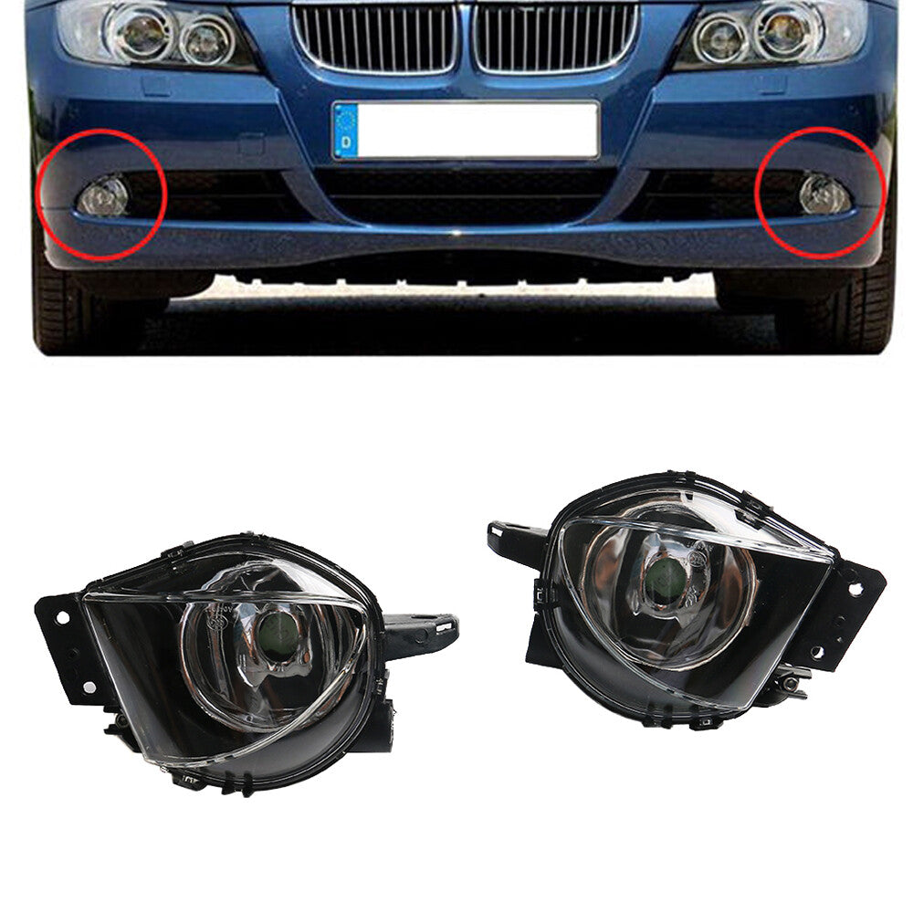 Front LH RH Bumper Lower Foglight Lamp Fits for BMW 325i 325xi 330i 330xi 2006