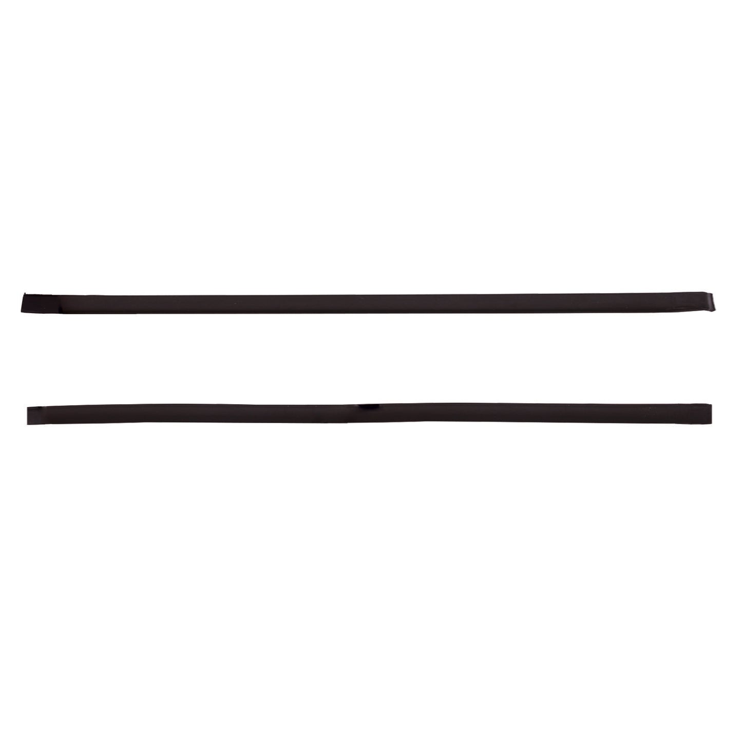 Pair of new black roof trim molding kits suitable for 2016-2021 for Honda for Civic Sedan 5-Door