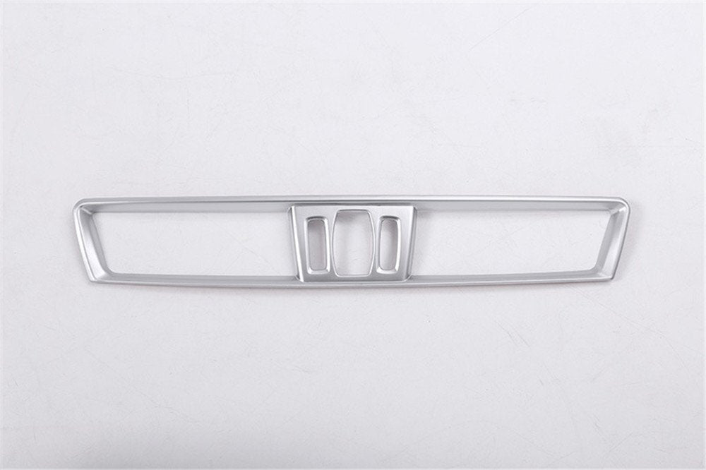 Silver ABS Inner Center Air Vent Outlet Panel Cover for BMW X1 X2 F48 2016-2021