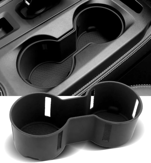 Silicone Black Central Control Insert Mat Cup Holder Trim for Ford Ranger 2023+