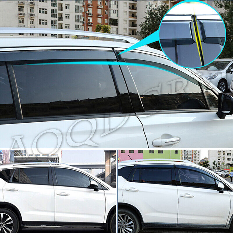 4P for Lexus RX350 450h 2016-2022 Window Visor Vent Shade Rain Guard Door Visor