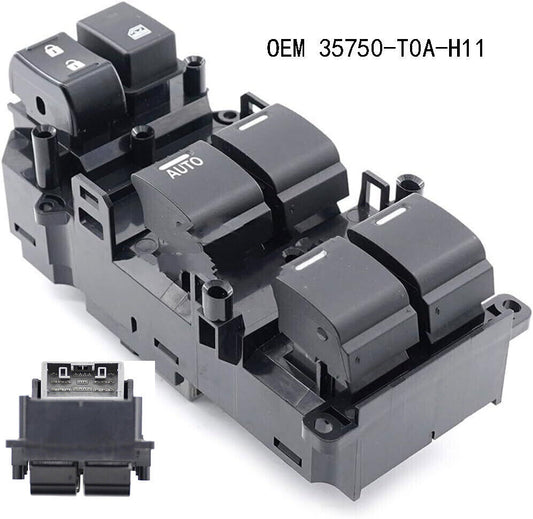 For CRV 15-18 35750-T0A-H11 Front Driver Left Power Window Master Control Switch