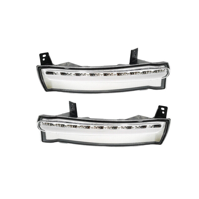 Pair LED DRL Daytime Running Light Fog Lamp for Jeep Compass 2017-2019