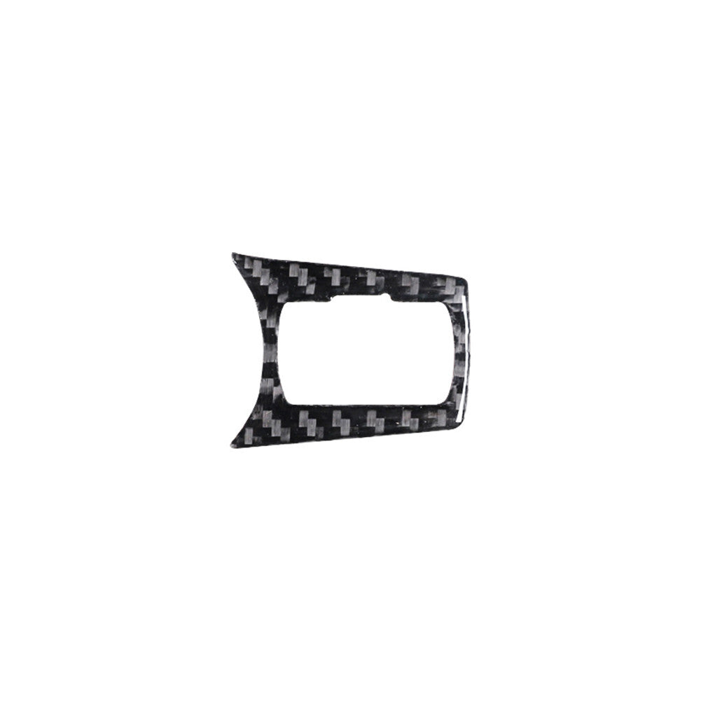 Carbon Fiber Front Lighting Control Frame Cover Trim for Chrysler 200 2015-2017
