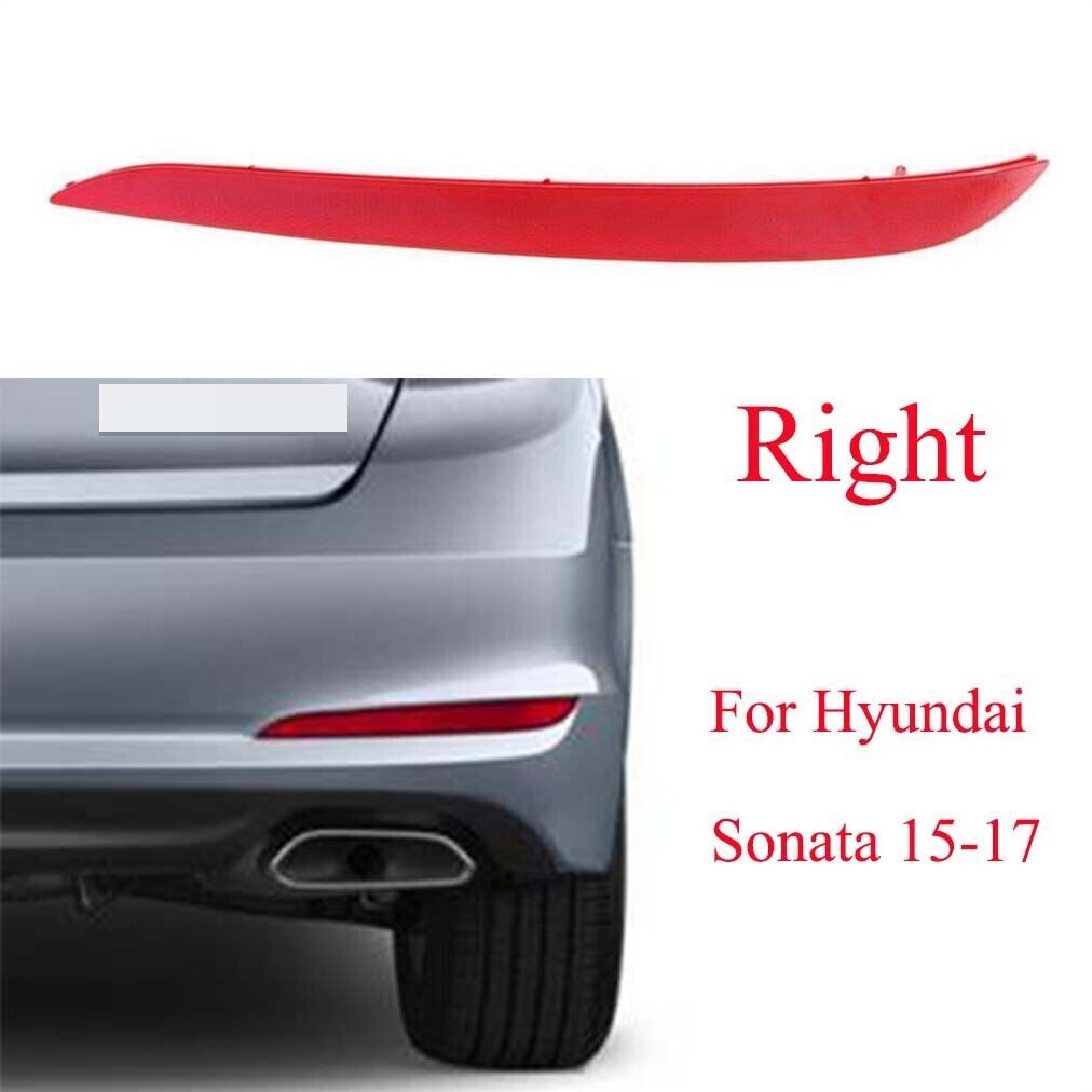 Fits for Hyundai Sonata 2015-2017 Right Side Rear Bumper Reflector Light Cover