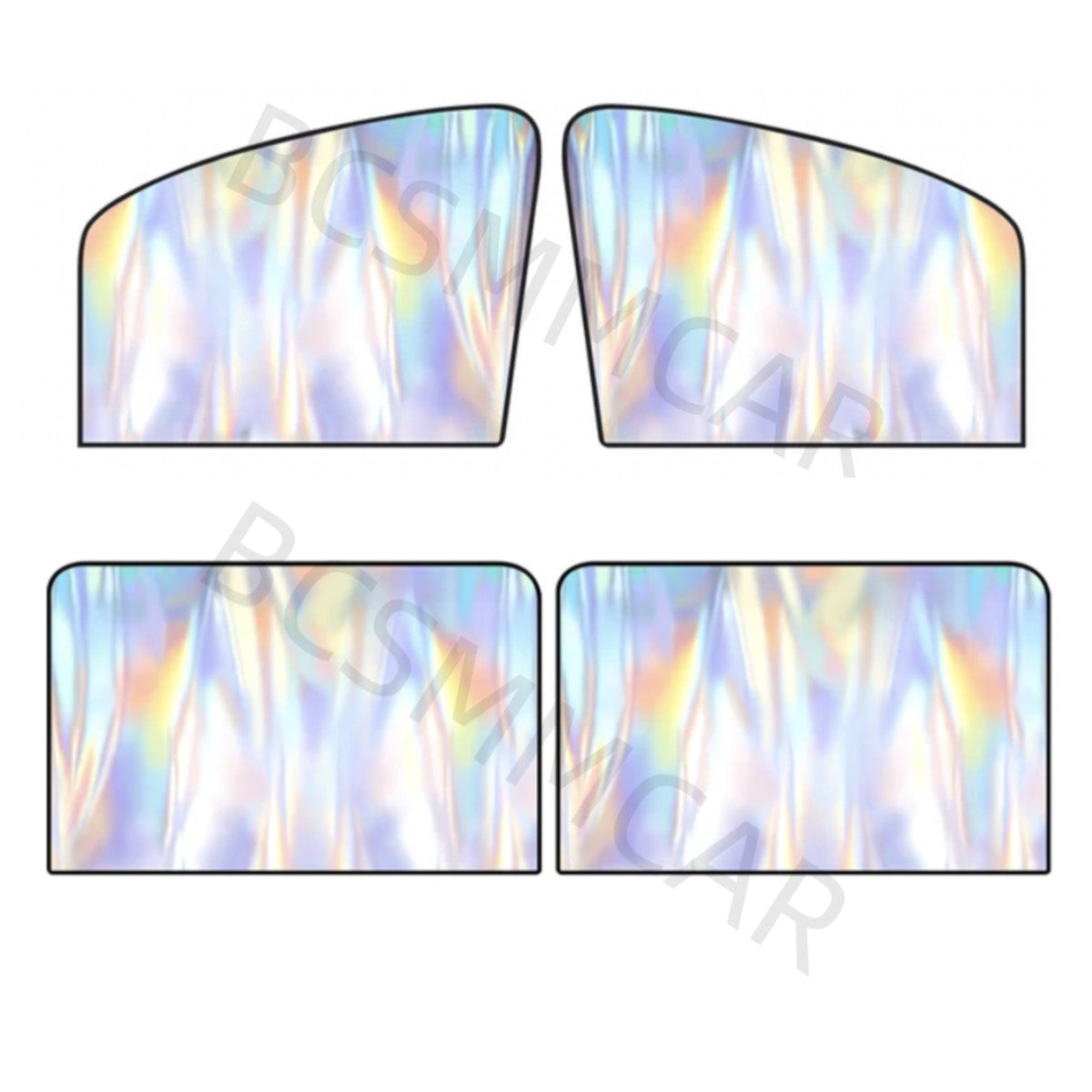 4X Magnetic Car Side/Front/Rear Window Sun Shade Cover Mesh Shield UV Protection