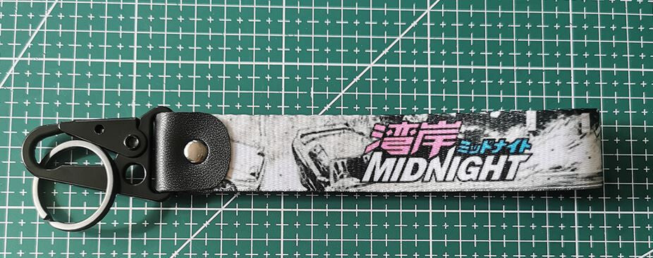 Car keychain/key ring with lanyard, car accessories, midnight, suitable for Mitsubishi .