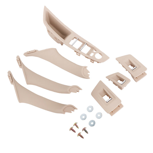 7-Piece Door Handle Window Lift Switch Button Frame Panel Cover for BMW F10 F18 LHD