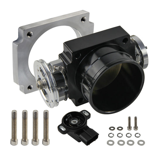 Reverse 90mm Throttle Body +TPS Sensor for Toyota Supra 1JZ-GTE 2JZ-GTE JZA80