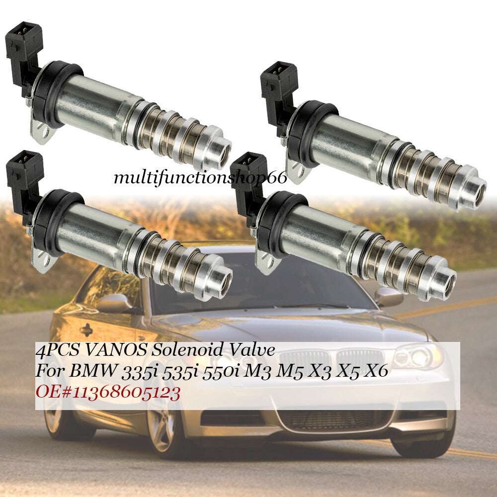 11368605123 4 VANOS solenoid valves suitable for BMW 335i 535i 550i M3 M5 X3 X5 X6 4.4L