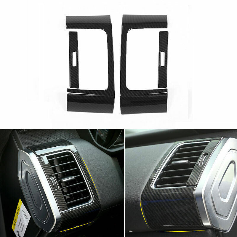 4X Front Side Vent Frame Cover Trim Carbon Fiber for Range Rover Sport 2014-2022