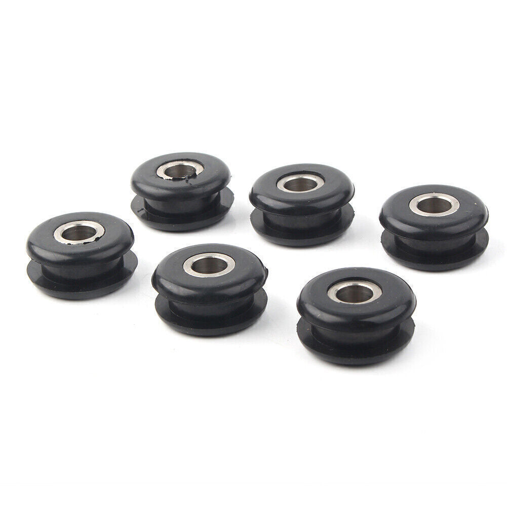 6pcs Gas Fuel Tank Mounts for Harley Softail FXWG Gas Tank Mount Rubber Grommet