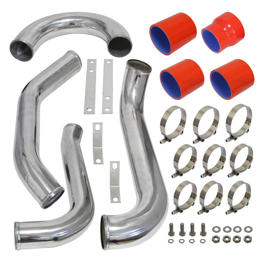 Intercooler Piping Kit for Toyota Supra MK4 JZA80 2JZ-GTE Twin Turbo 93-98 Red