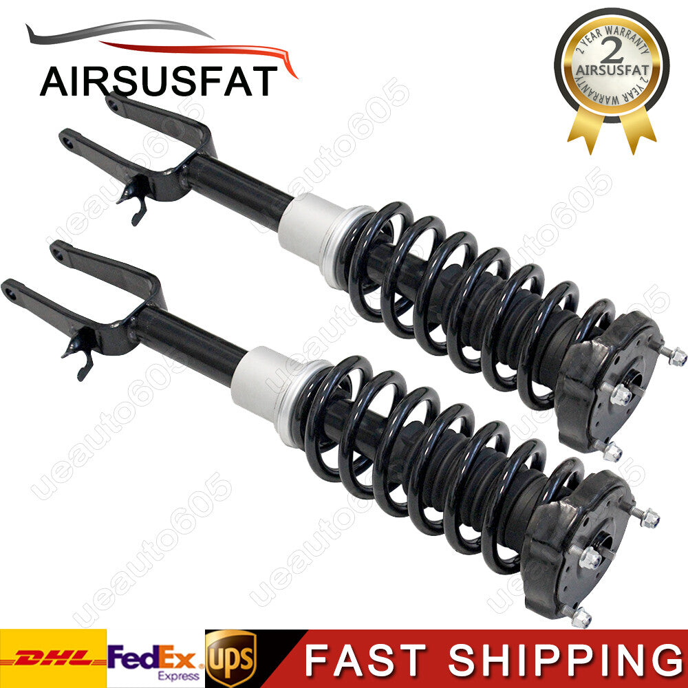 2x for Mercedes W211 S211 E350 06-09 Front Shock Strut Assemblys w/o ADS 4Matic