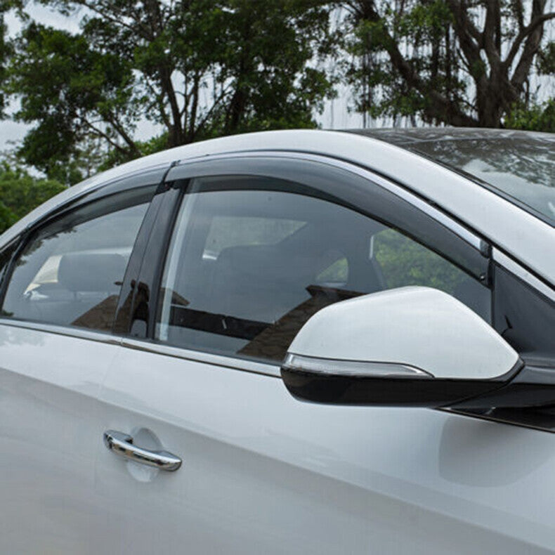 for Hyundai Sonata 2015-2019 Car Window Visor Vent Shades Sun Rain Guard TRIM 4x