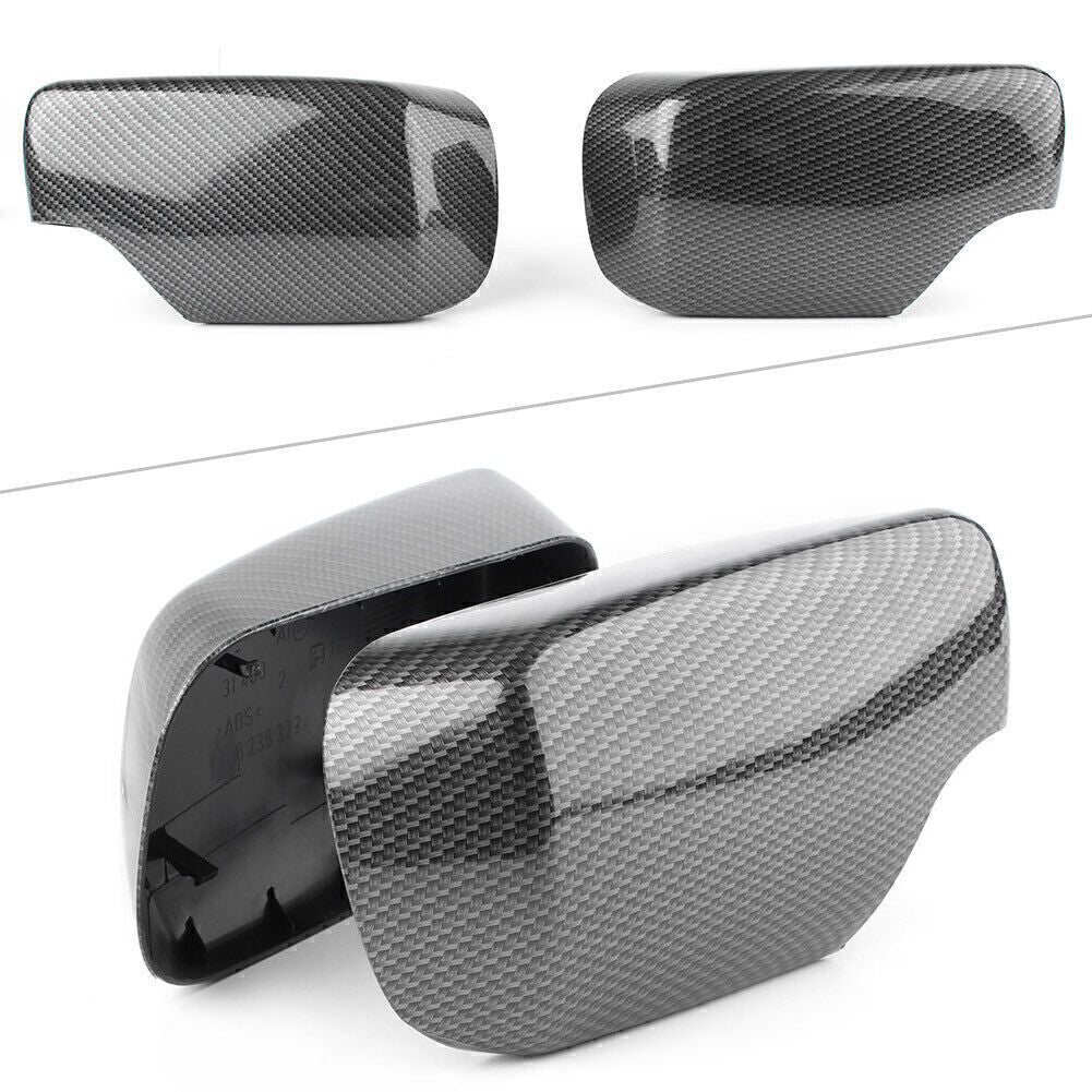 Outer Exterior Rear View Side Mirror Cover Trim Fit for BMW E46 1998-2003 2004 2005