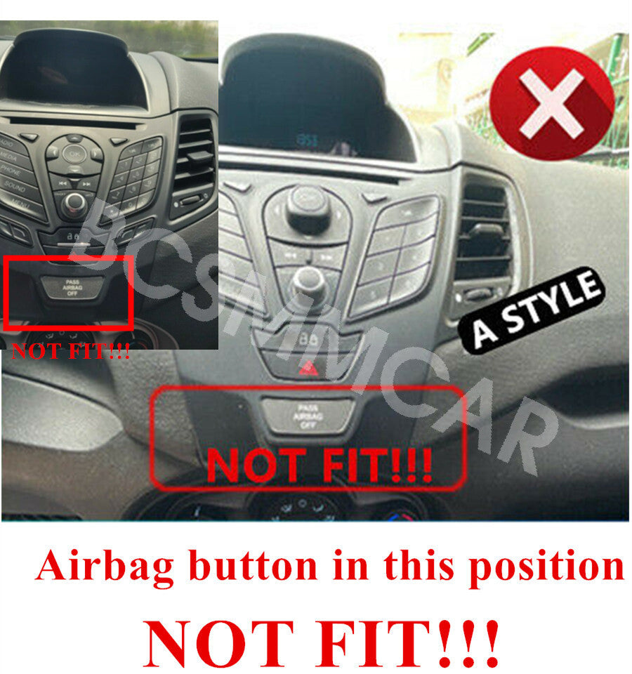 Fit for Ford Fiesta 2009-2016 Android 13 9.7 For CarPlay Car Radio Stereo GPS