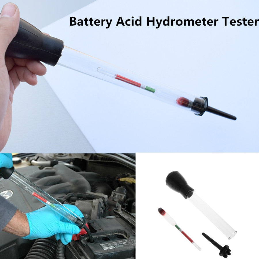 Car Tester 1.1-1.3 Electrolyte Level Density Lead Acid Battery Hydrometer Tool
