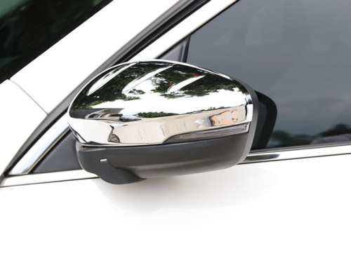 Chrome Outer Side Door Mirror Cover Trims ABS for Ford Escape Kuga 2020-2022