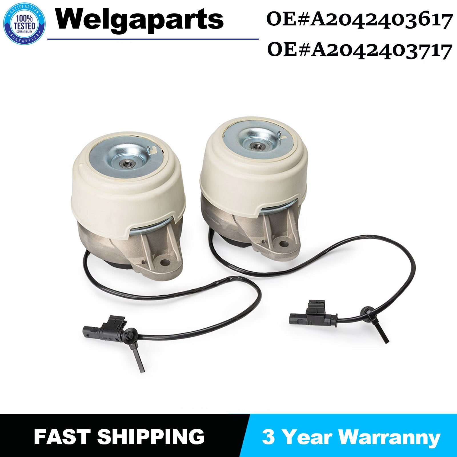 for Mercedes-Benz Glk250 A2042403617 A204240317 Engine Mount Front Left  Right