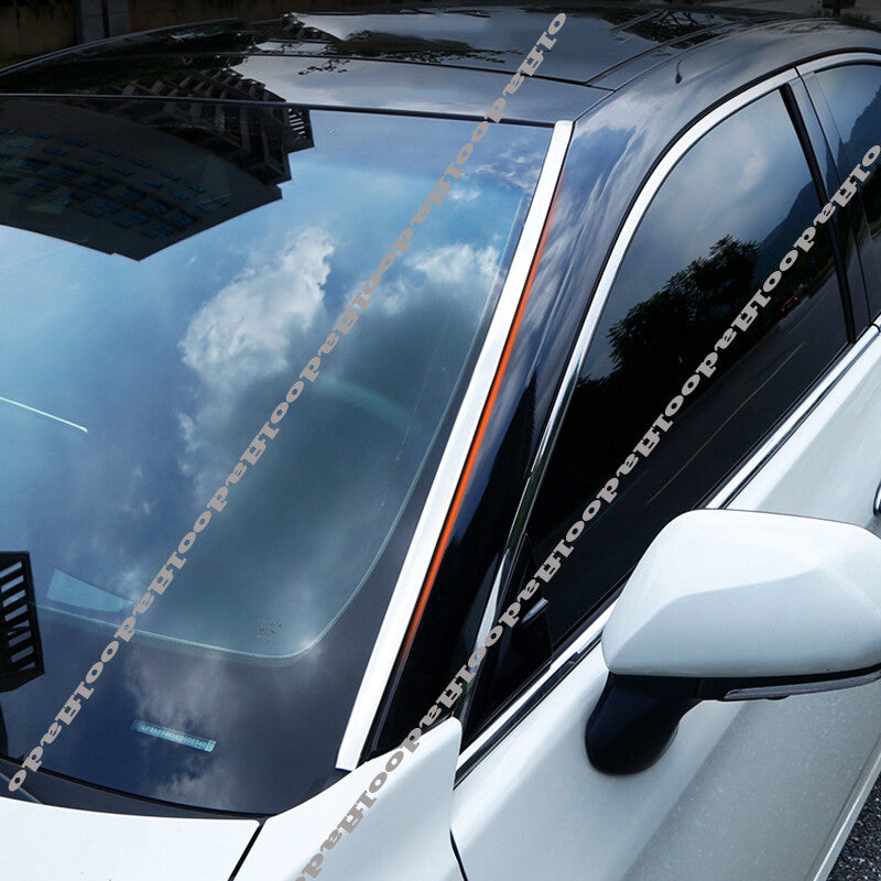 2pc for Toyota for Avalon 2019-2022 stainless Front Windshield Both Side Strip Trim
