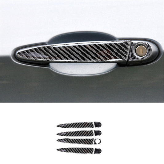 8 x carbon fiber door bowl handle cover for BMW X5 E70 X6 E71 2008-2013