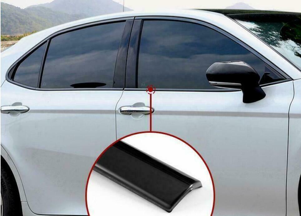 Window Molding Black CHrome Cover Trims For 2020-2023 for Toyota for Camry 4-Door Sedan