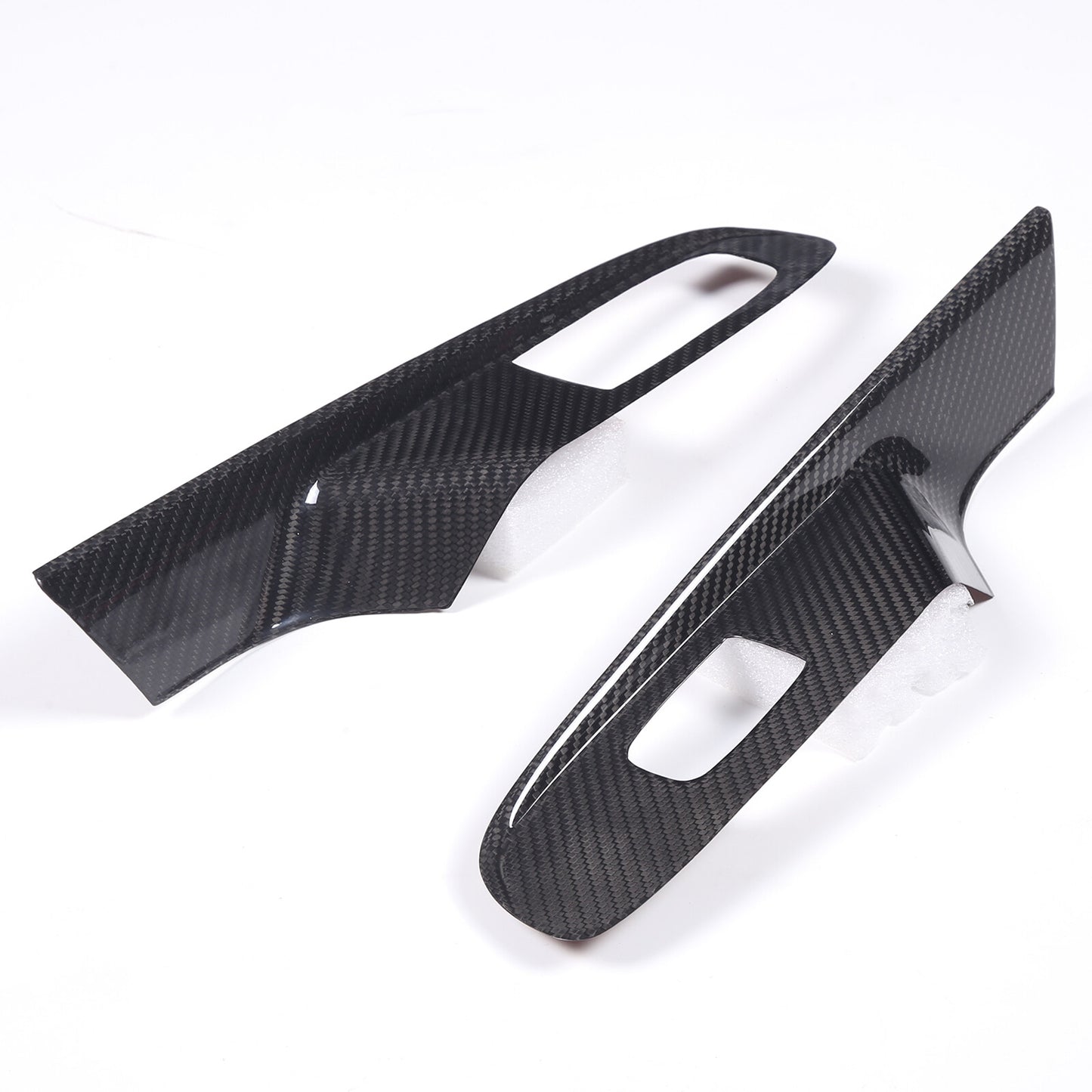 ABS Glossy Black Exterior Mirror Covers for Ford Maverick 2022
