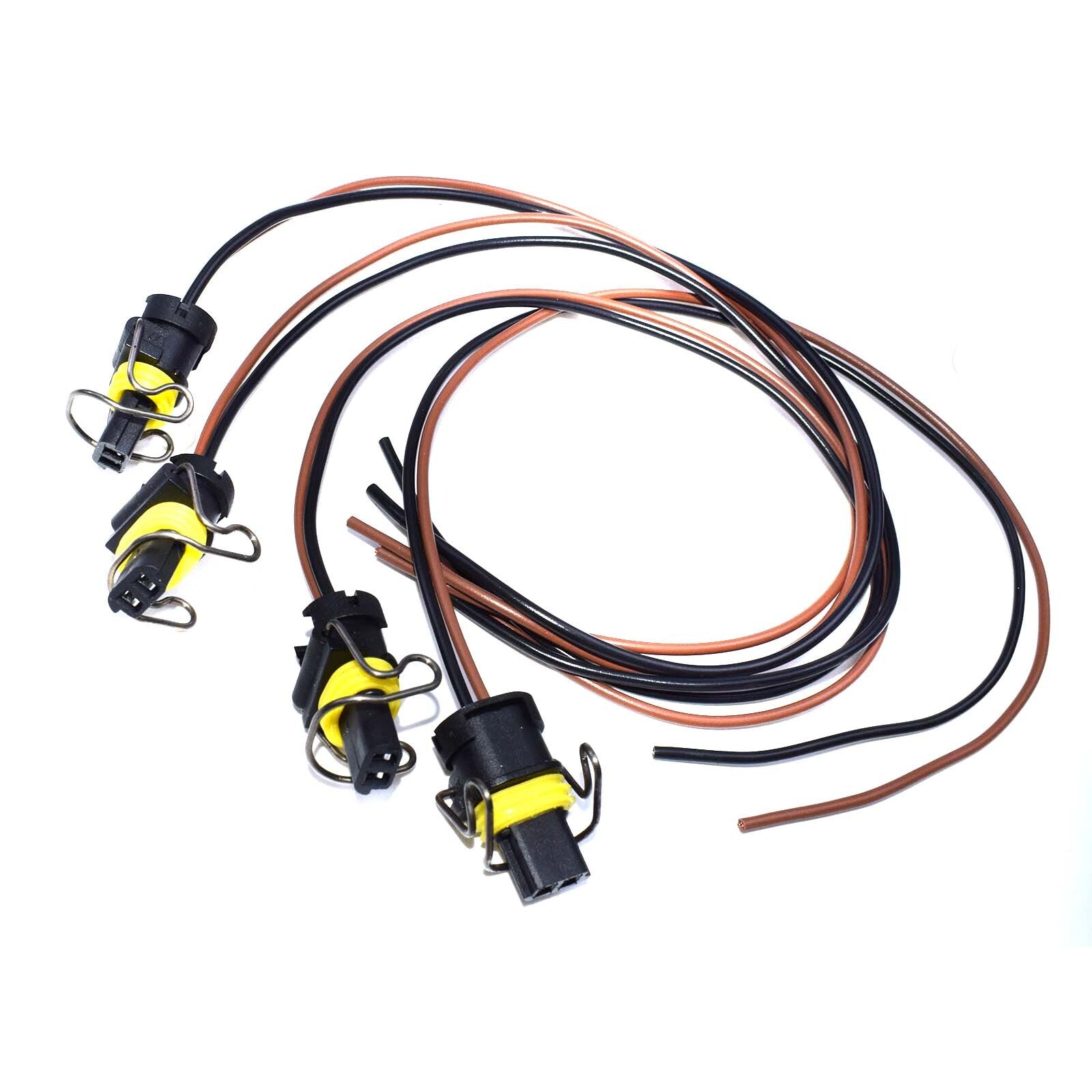 4PCS VGT Solenoid IPR Pigtail Connector for Ford 6.0L F250