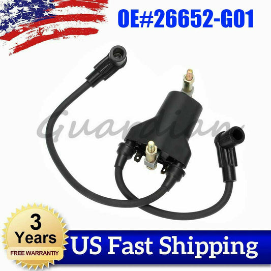 One new 26652-G01 dual ignition coil for EZGO 4-cycle gas medal winner Marathon TXT