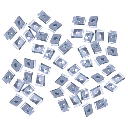 50Pcs Speed Fasteners U Nuts Screw Spire Clip Interior Panels For Motor Vehicles